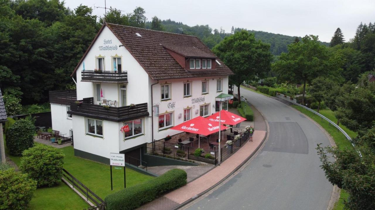 Pension Waldschloss Holzminden Exterior foto